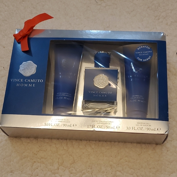 Vince Camuto Homme Blue Body Wash Set - Picture 1 of 1